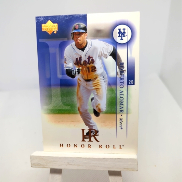 UPPER DECK BASEBALL CARD 2003 HONOR ROLL METS ROBERTO ALOMAR # 73 - Picture 1 of 5